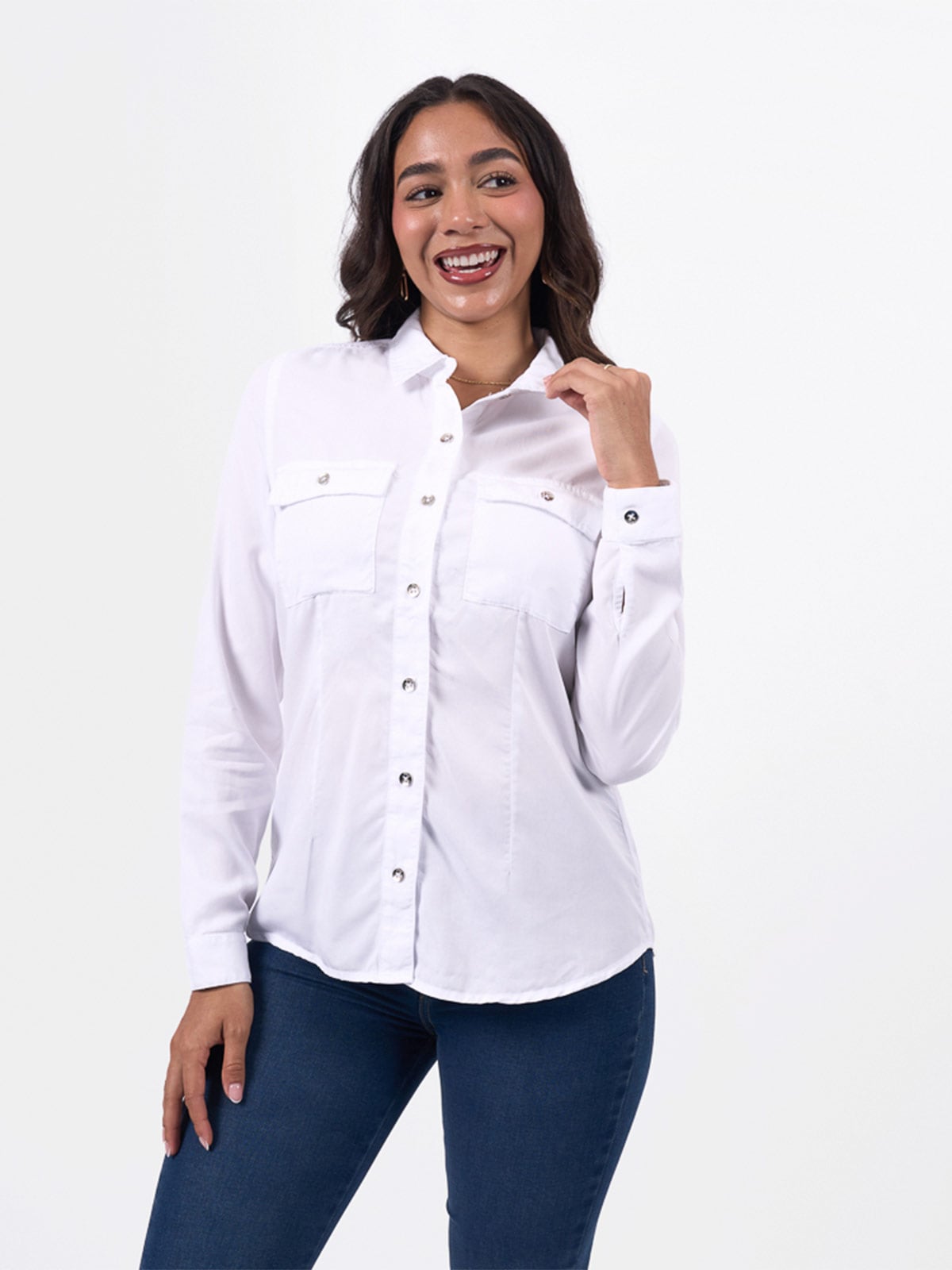 BLUSA MANGA LARGA MUJER BRONCO CHOI - 1