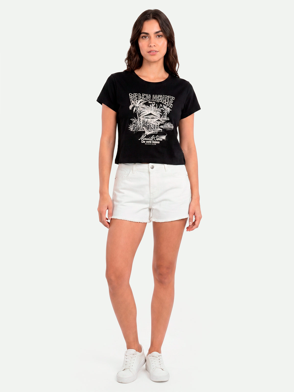 POLO MANGA CORTA MUJER MAUI AND SONS LISO - 2