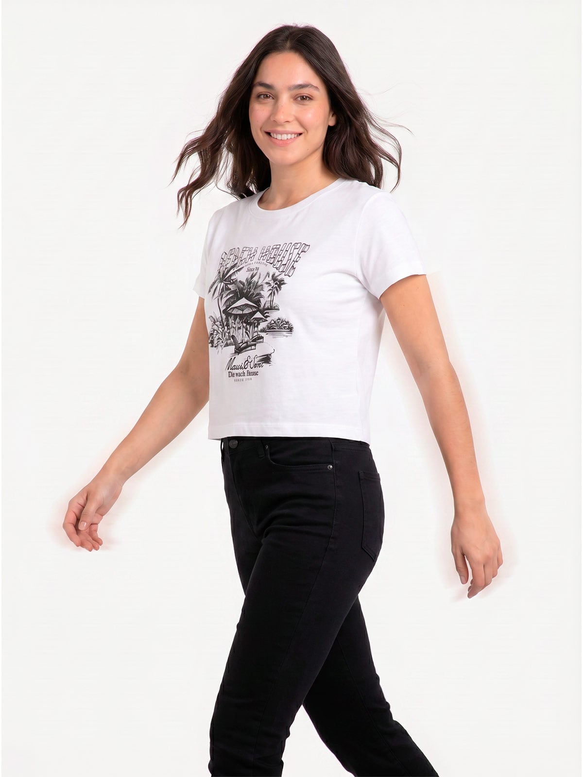 POLO MANGA CORTA MUJER MAUI AND SONS LISO - 3