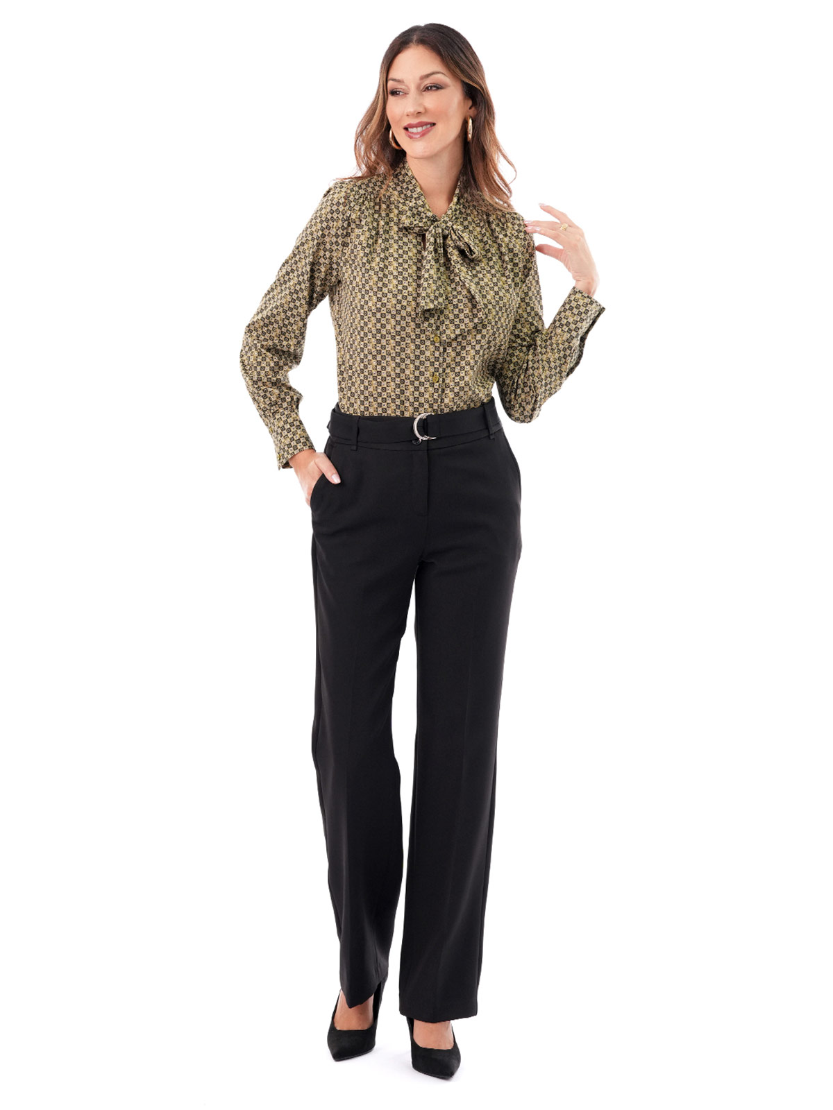 PANTALÓN RECTO MUJER CP MODA DE COLECCIÓN AMIENS - 4