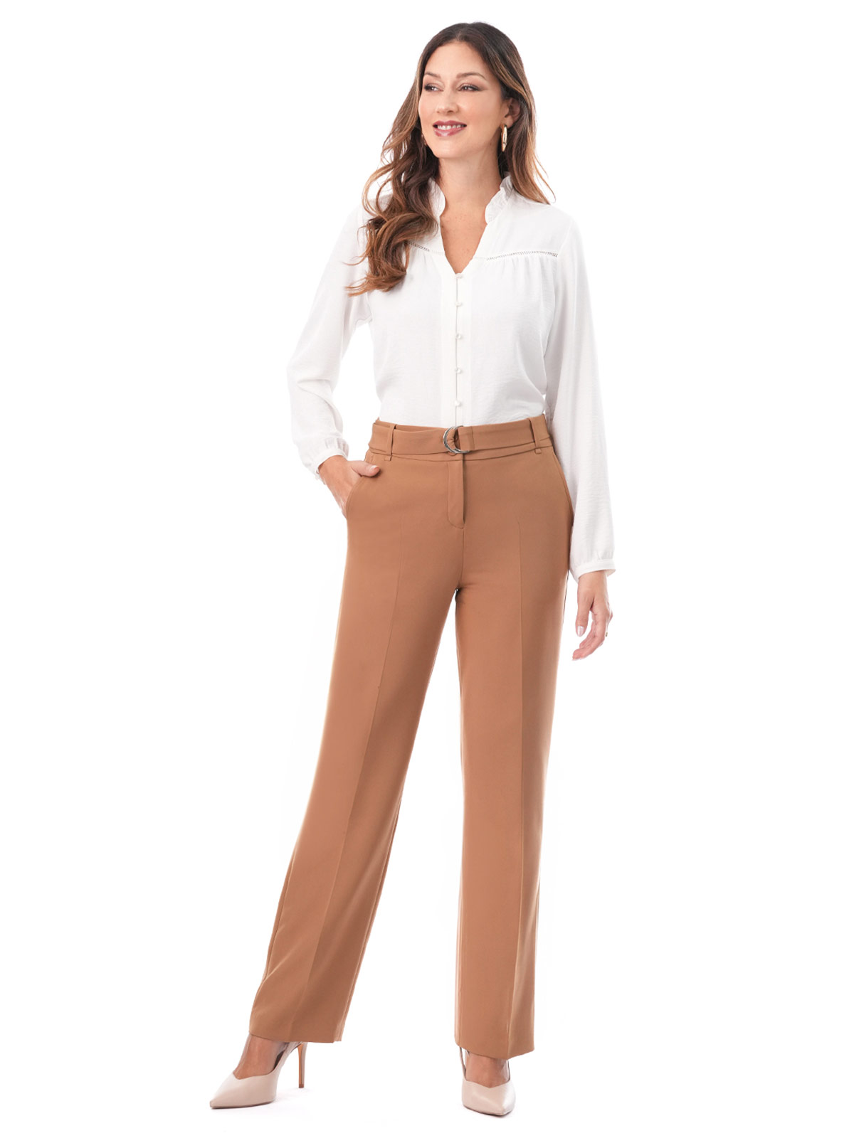 PANTALÓN RECTO MUJER CP MODA DE COLECCIÓN AMIENS - 4