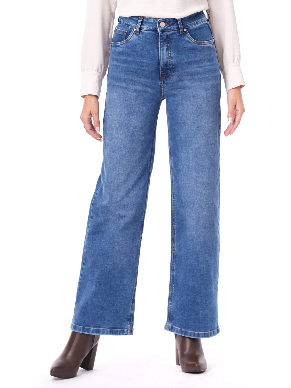 PANTALÓN RECTO MUJER CP MODA DE COLECCIÓN LANUS - 1