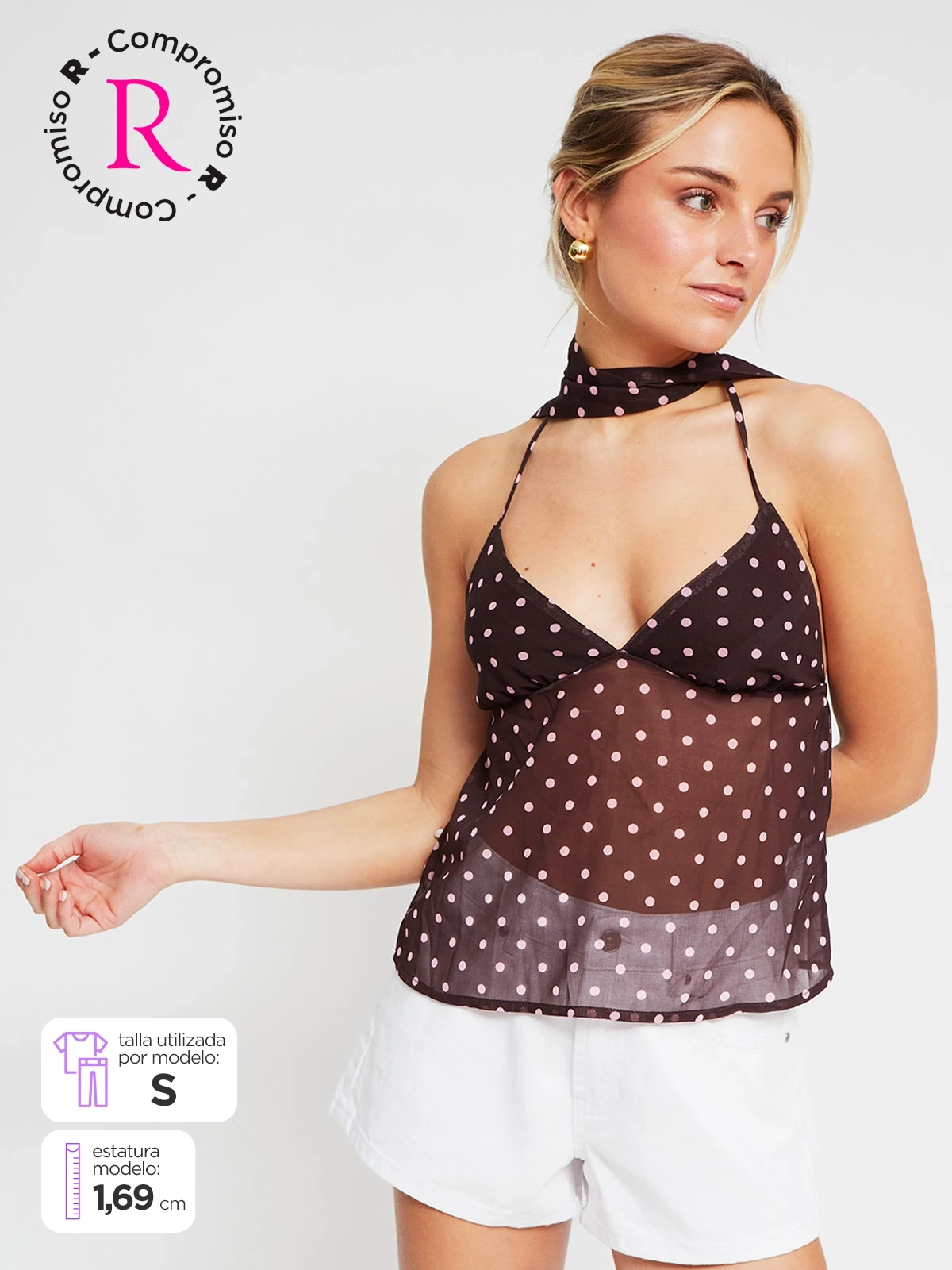 BLUSA SIN MANGAS MUJER INDEX - 1