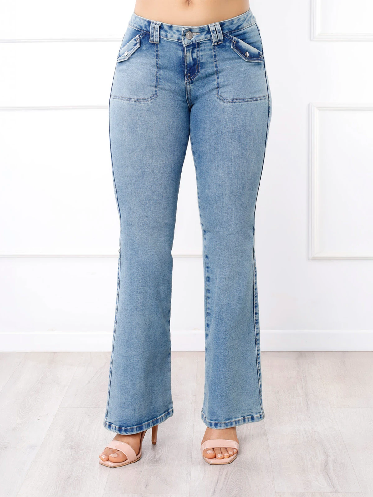 JEANS FLARE MUJER KANSAS SHENDRA - 1