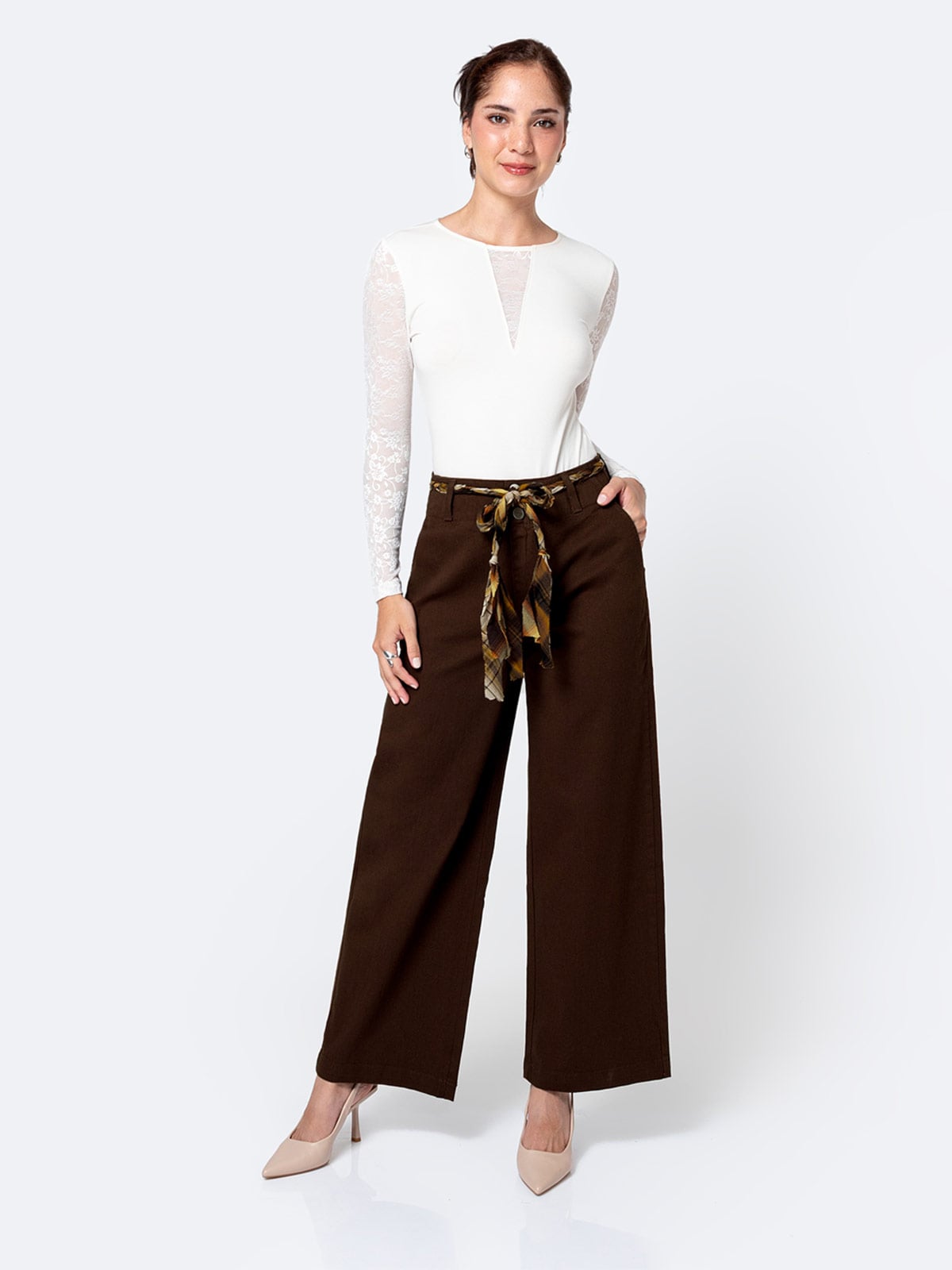 PANTALÓN WIDELEG MUJER PIONIER SOLHI - 5