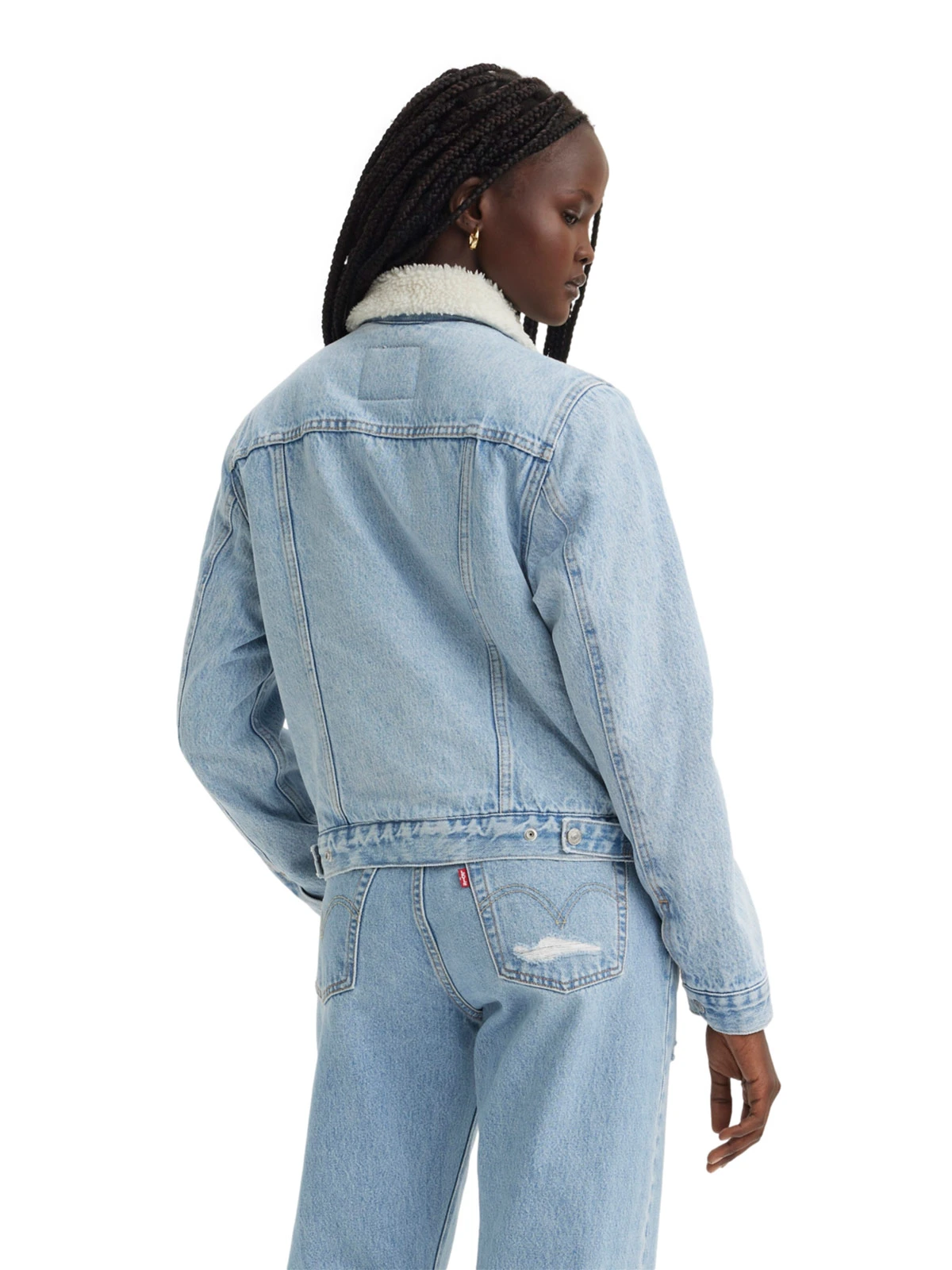 CASACA MUJER LEVIS ORIGINAL SHERPA TRUCKER  - 2