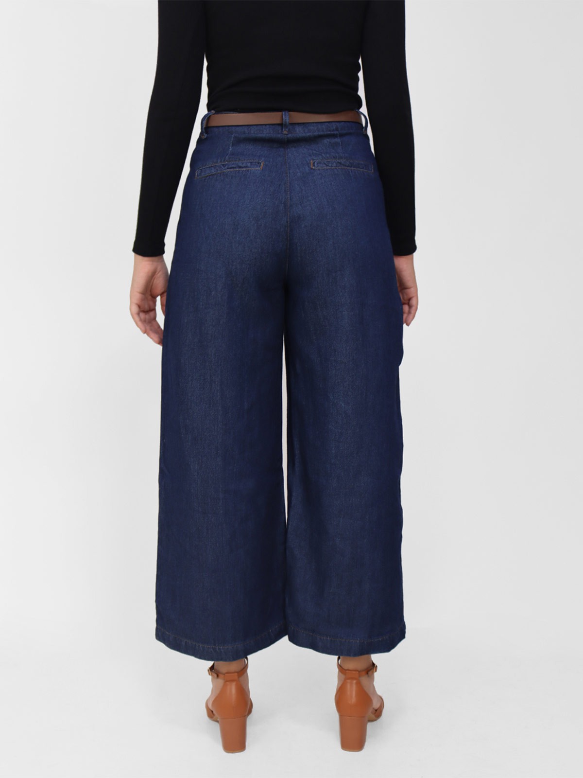 JEAN  CULOTTE MUJER KAYRA POBLET PERFECT FIT PIERNAS ANCHAS - 2
