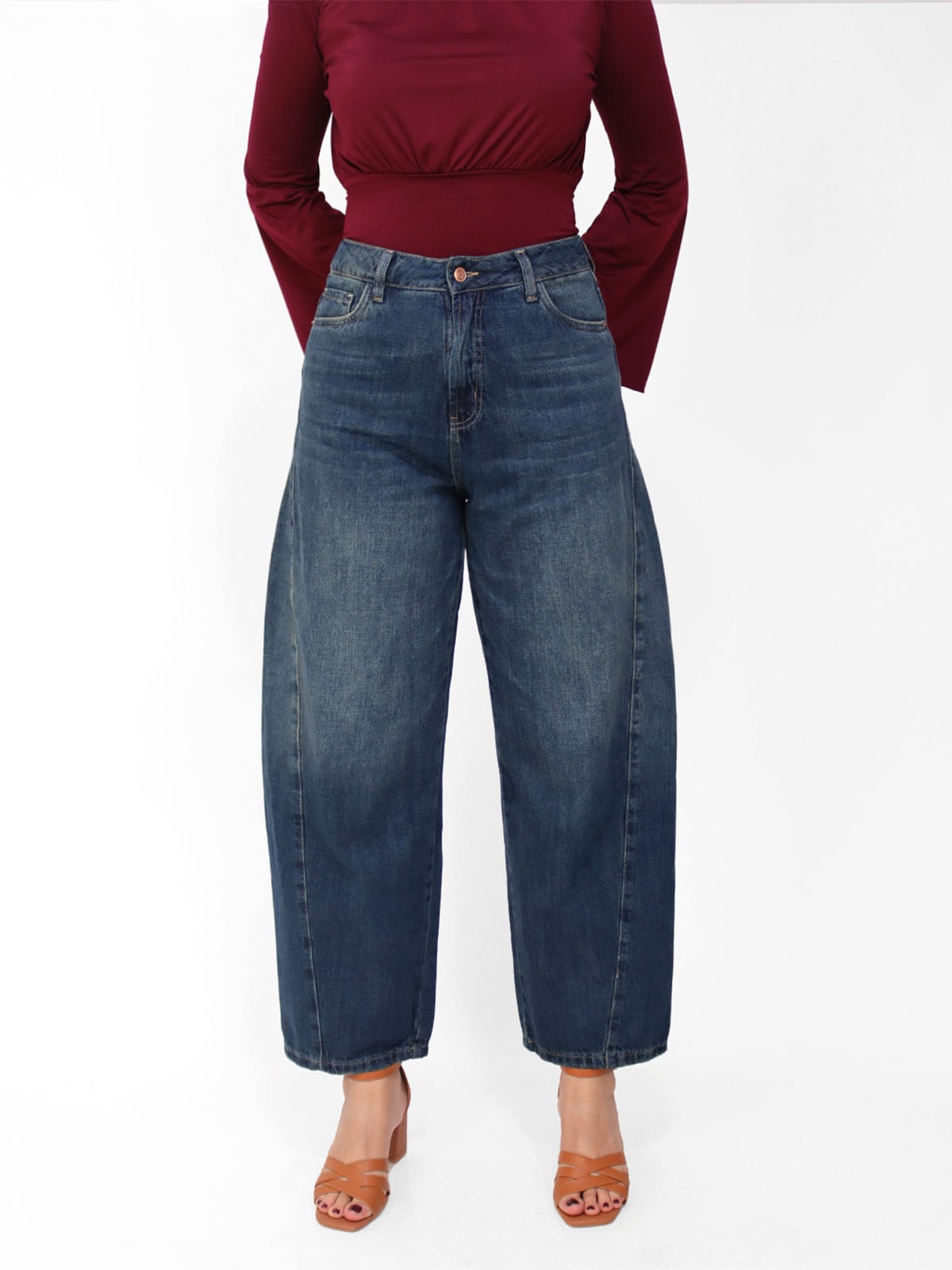 JEAN NEW BAGGY MUJER KAYRA PIBLET BALLON PIERNAS ANCHAS - 1