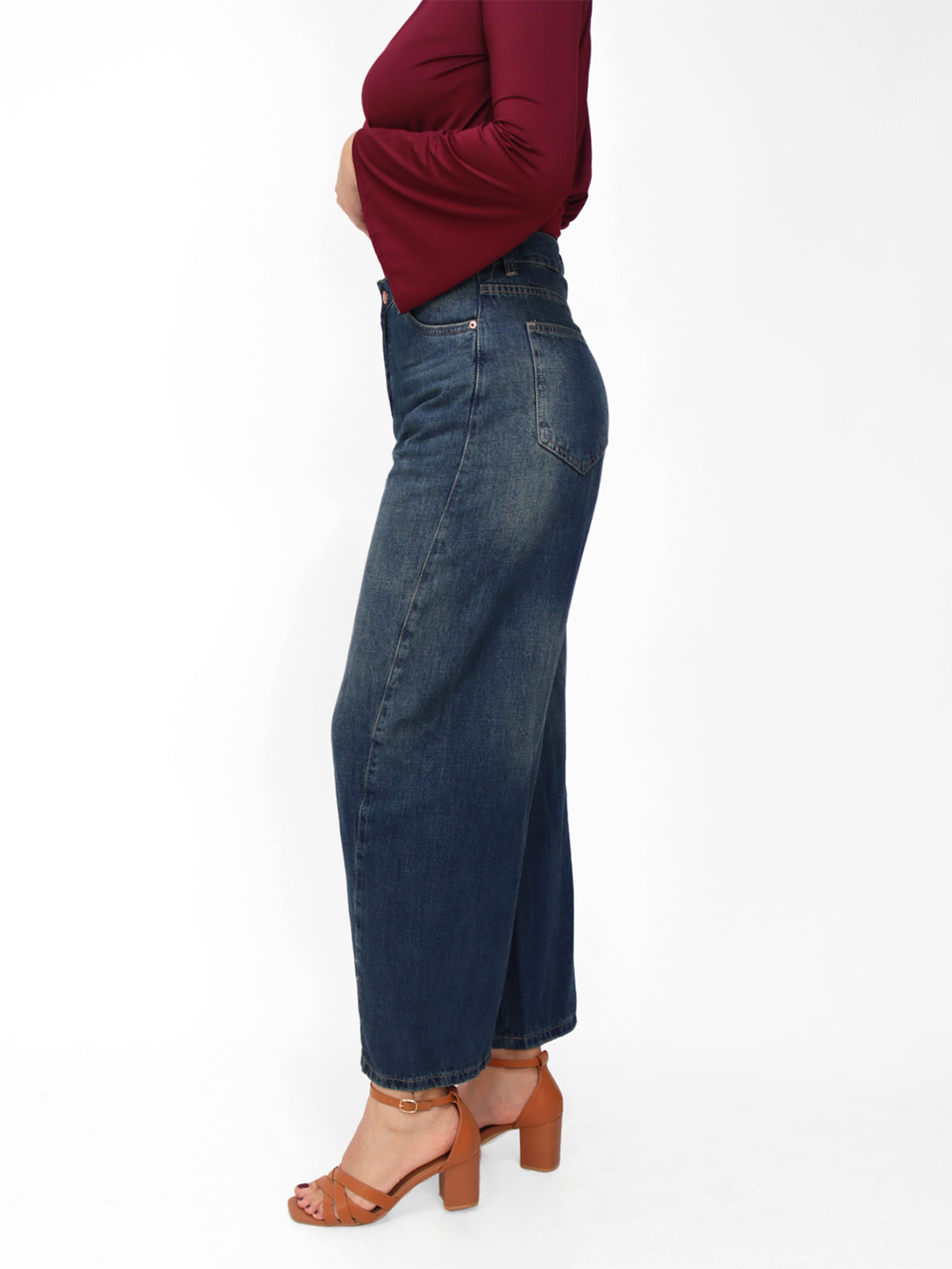 JEAN NEW BAGGY MUJER KAYRA PIBLET BALLON PIERNAS ANCHAS - 3