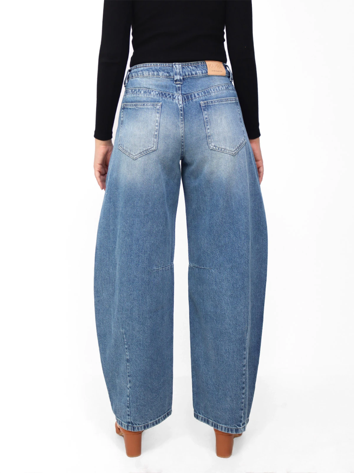 JEAN BAGGY MUJER KAYRA POBLET PERFECT FIT PIERNAS ANCHAS - 2