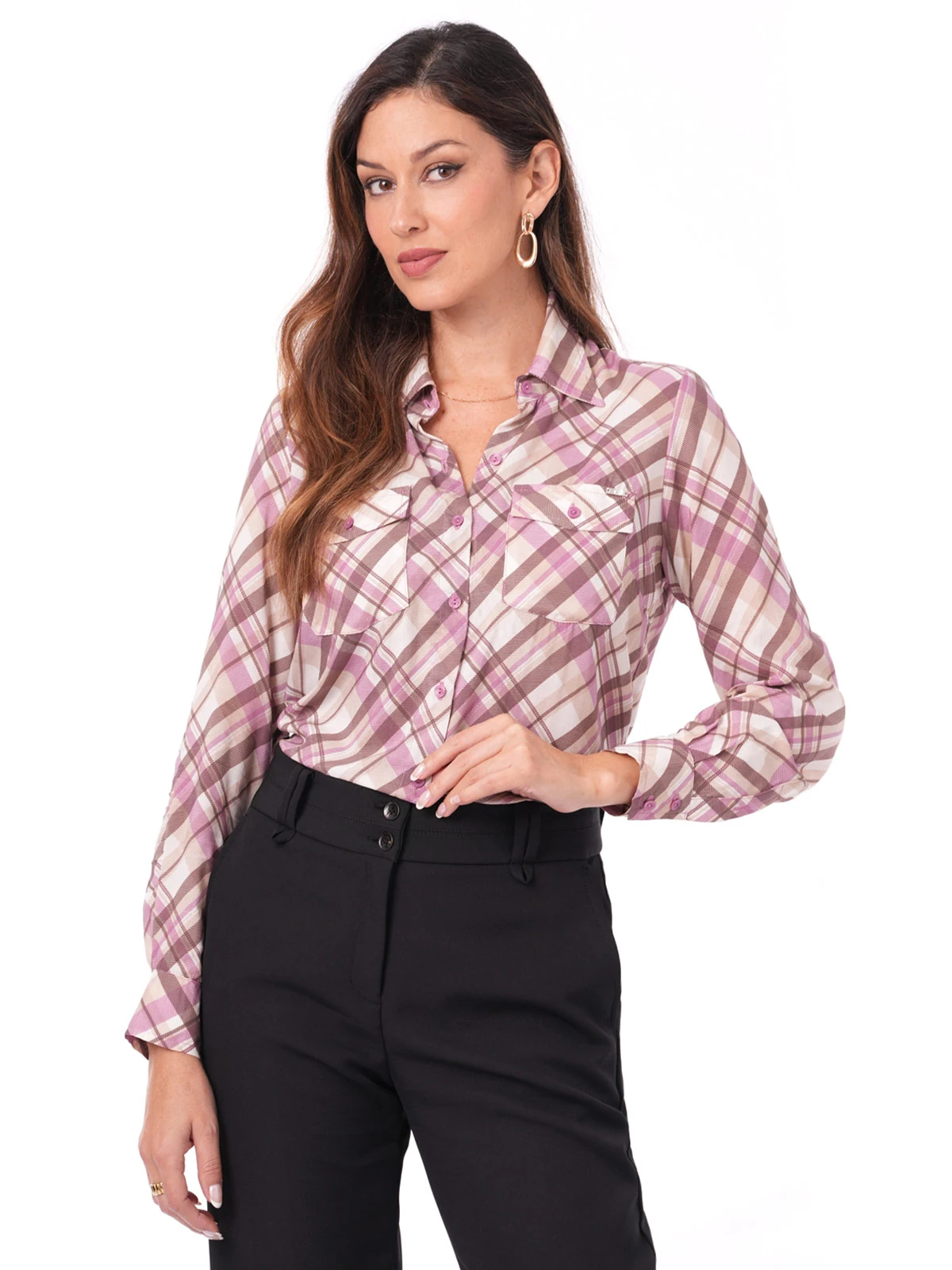 BLUSA MANGA LARGA MUJER CP MODA DE COLECCIÓN SALZBURG - 1