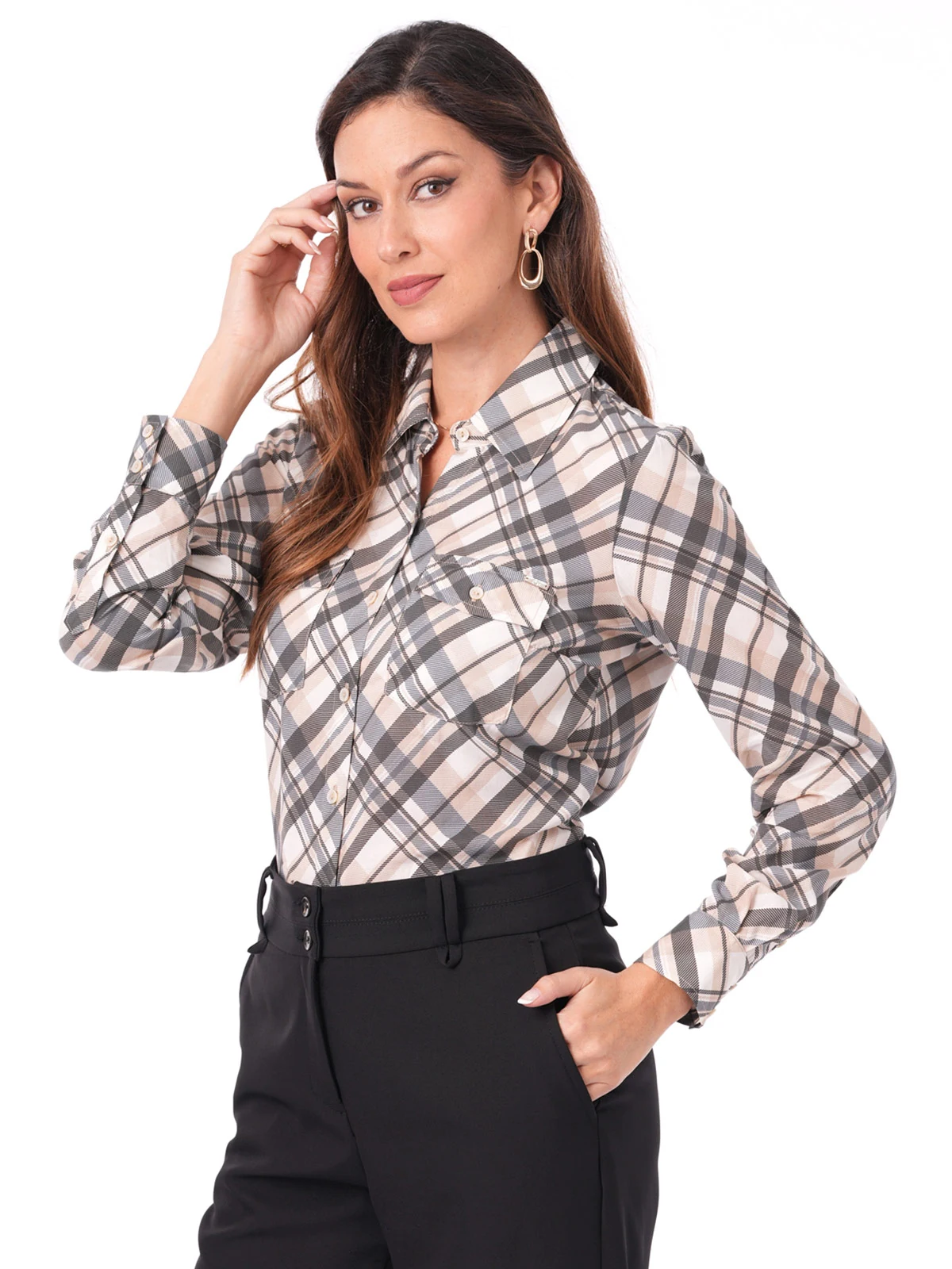 BLUSA MANGA LARGA MUJER CP MODA DE COLECCIÓN SALZBURG - 3