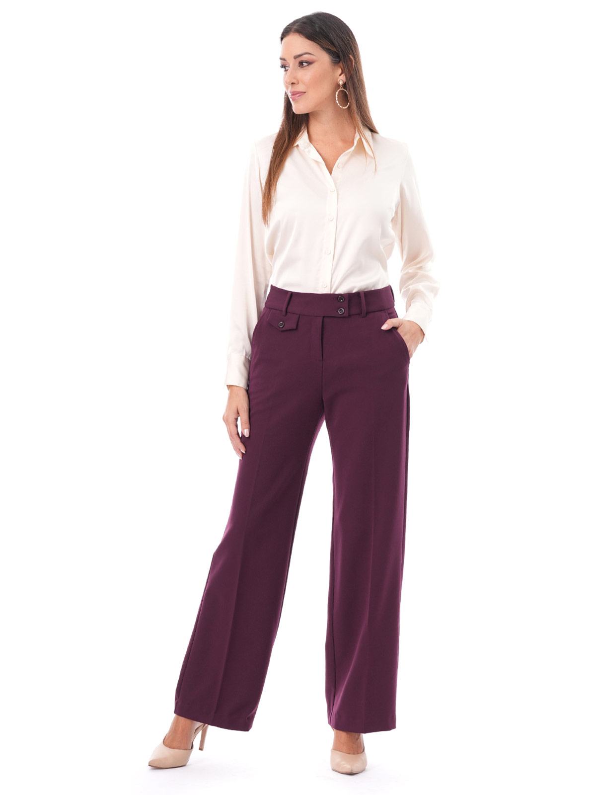 PANTALÓN RECTO MUJER CP MODA DE COLECCIÓN BASEL - 4