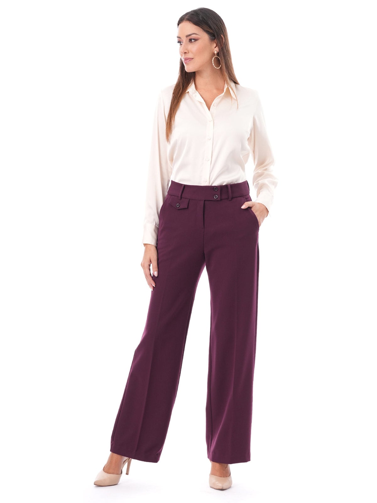 PANTALÓN RECTO MUJER CP MODA DE COLECCIÓN BASEL - 4