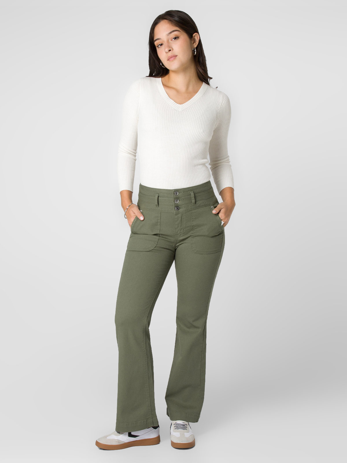 PANTALÓN FLARE MUJER SQUEEZE YAELIA - 5