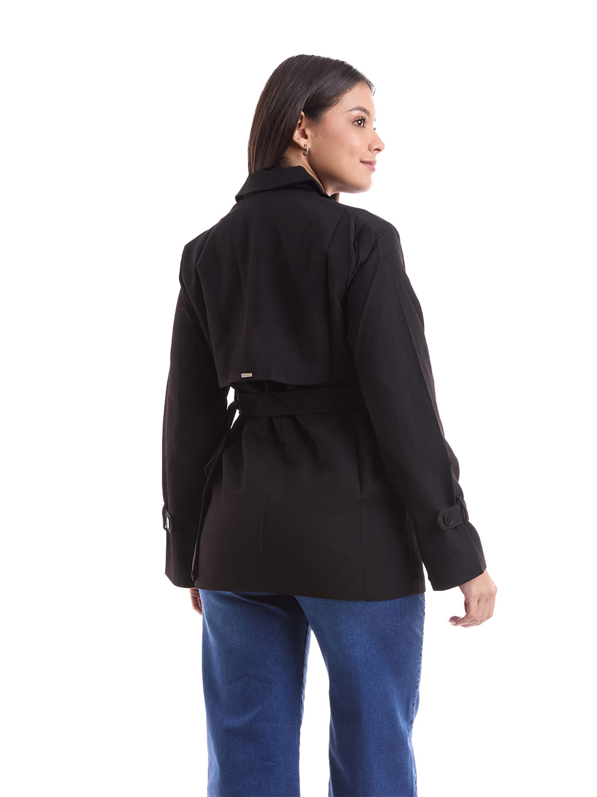 ABRIGO MUJER METAL JEANS TRENCH MAFER - 4