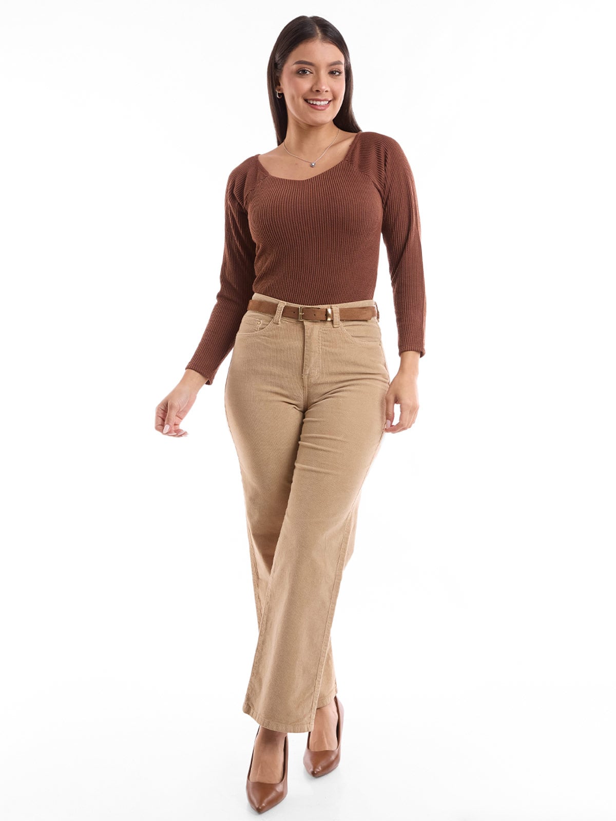 POLO MANGA LARGA MUJER METAL JEANS RIB MONICA - 1