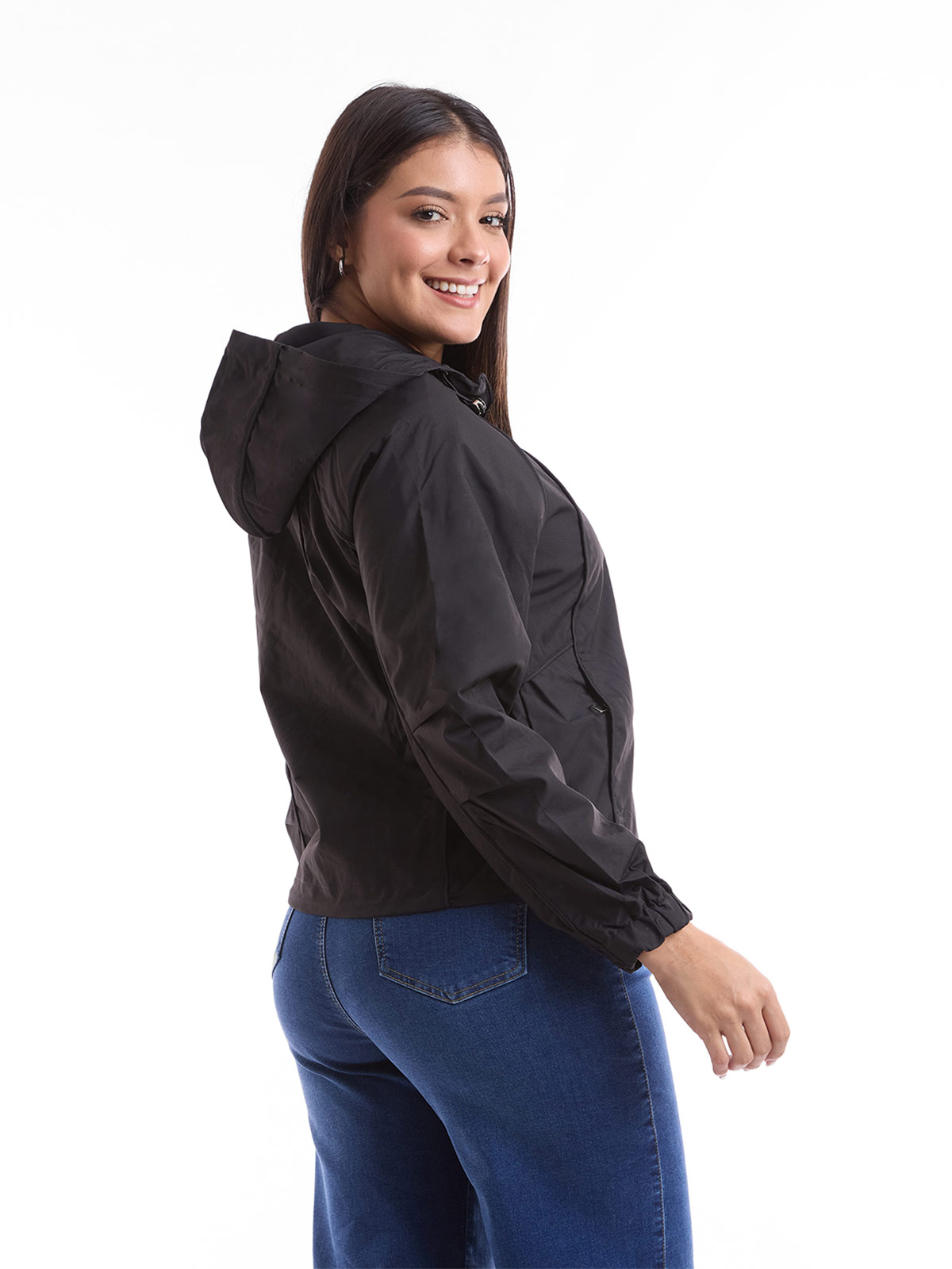 CASACA MUJER METAL JEANS CORTAVIENTO KIMI - 3