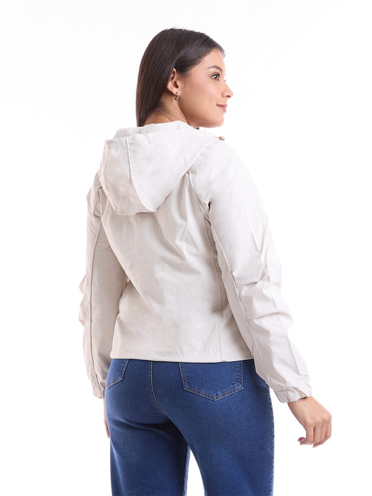 CASACA MUJER METAL JEANS CORTAVIENTO KIMI - 3