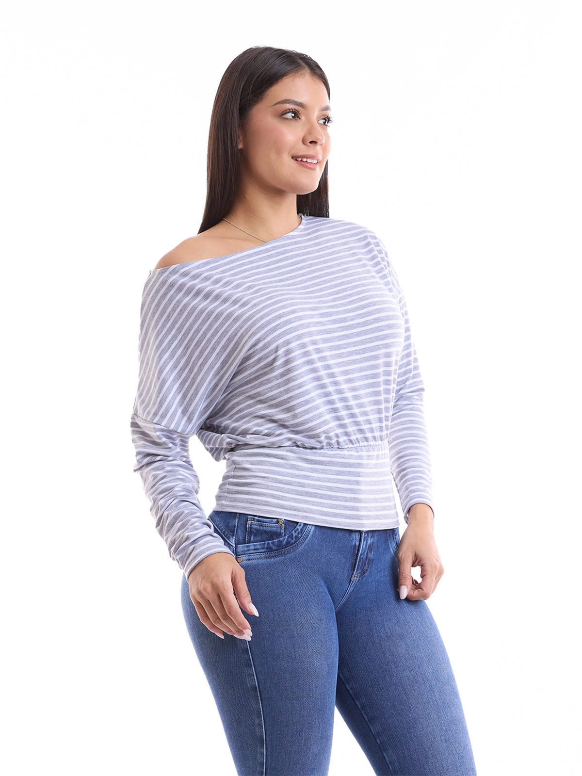 POLO MUJER METAL JEANS RAYAS ATENAS - 2
