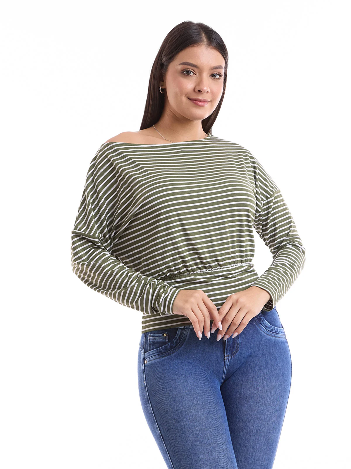 POLO MUJER METAL JEANS RAYAS ATENAS - 1