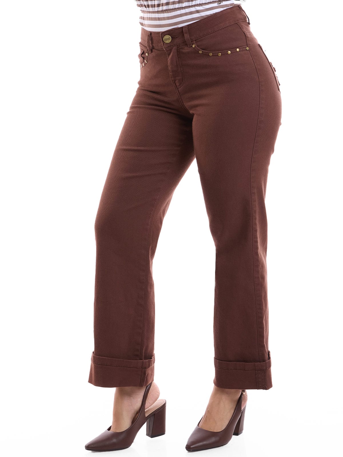 JEANS STRAIGHT MUJER METAL JEANS CAMILLE - 3