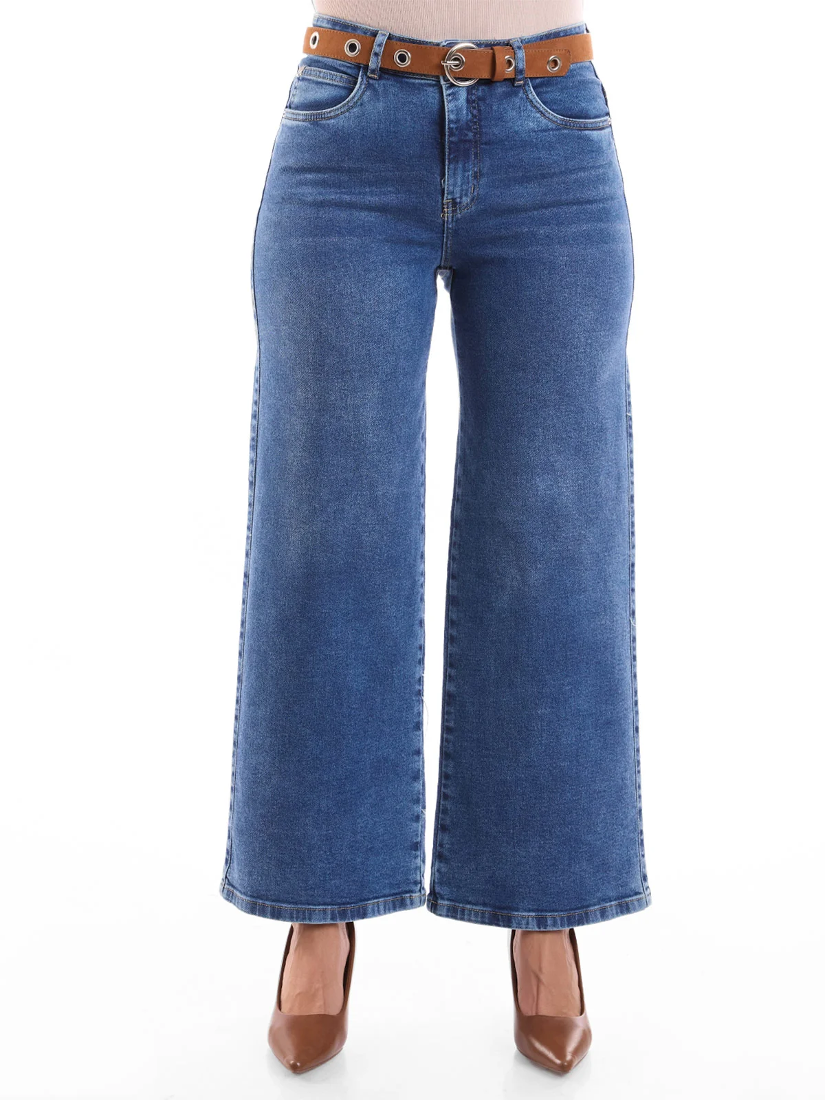 JEANS WIDE LEG MUJER METAL JEANS BAMBOLEO - 2