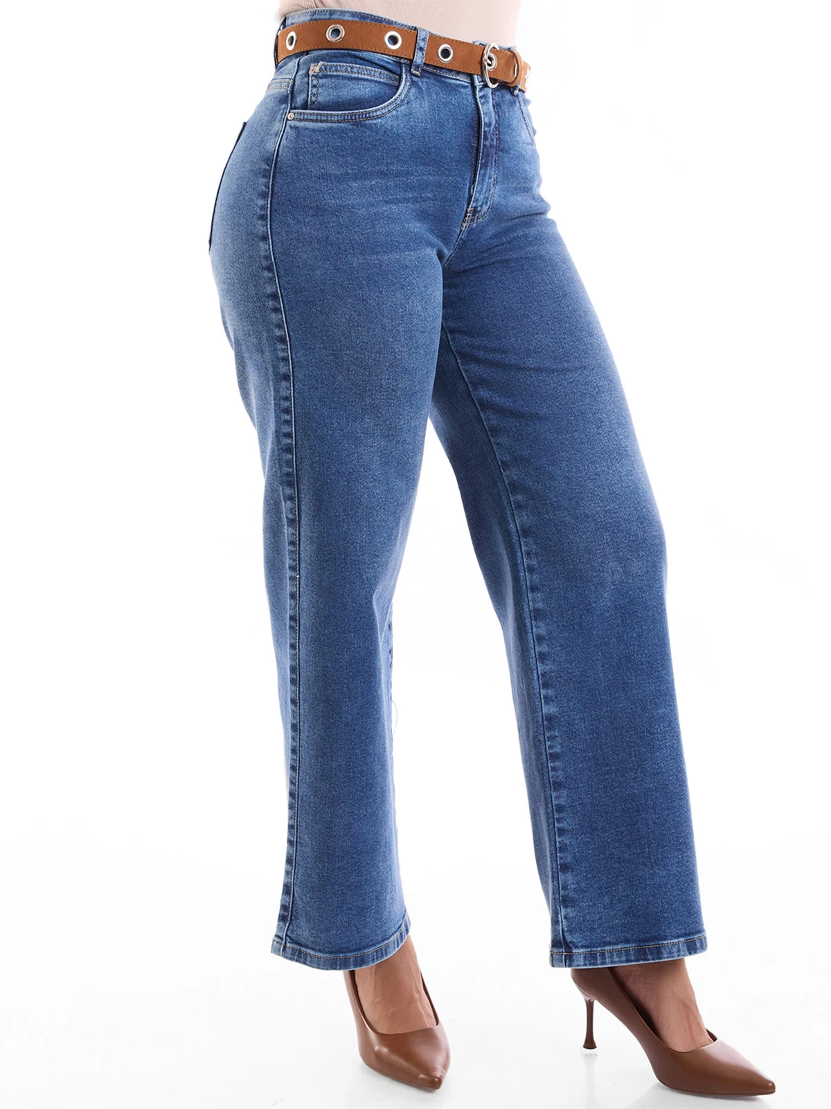 JEANS WIDE LEG MUJER METAL JEANS BAMBOLEO - 3