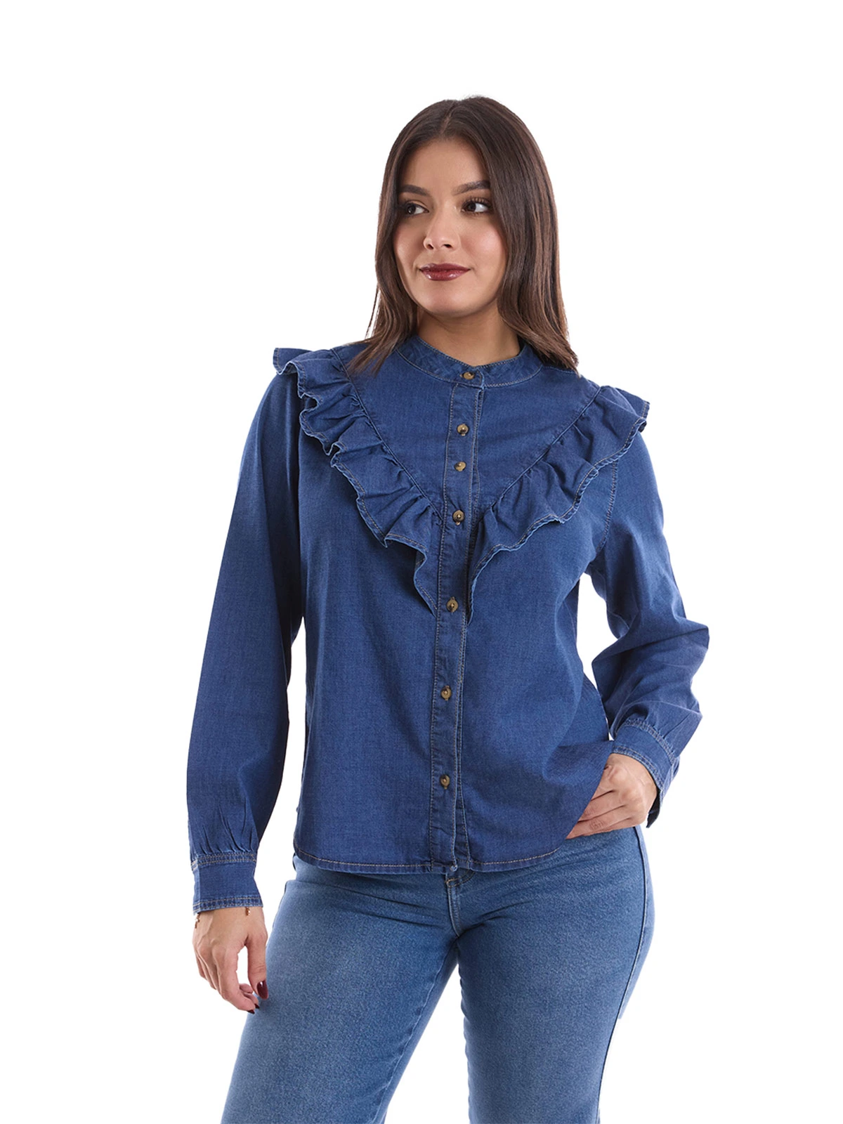 BLUSA MUJER METAL JEANS DENIM EMMA - 2