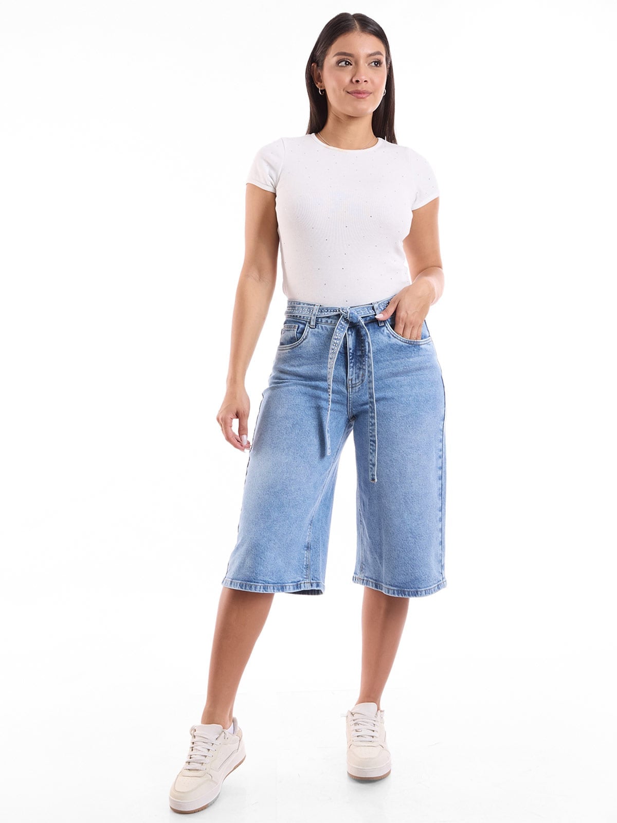 BERMUDA MUJER METAL JEANS JORT BAHIA - 1