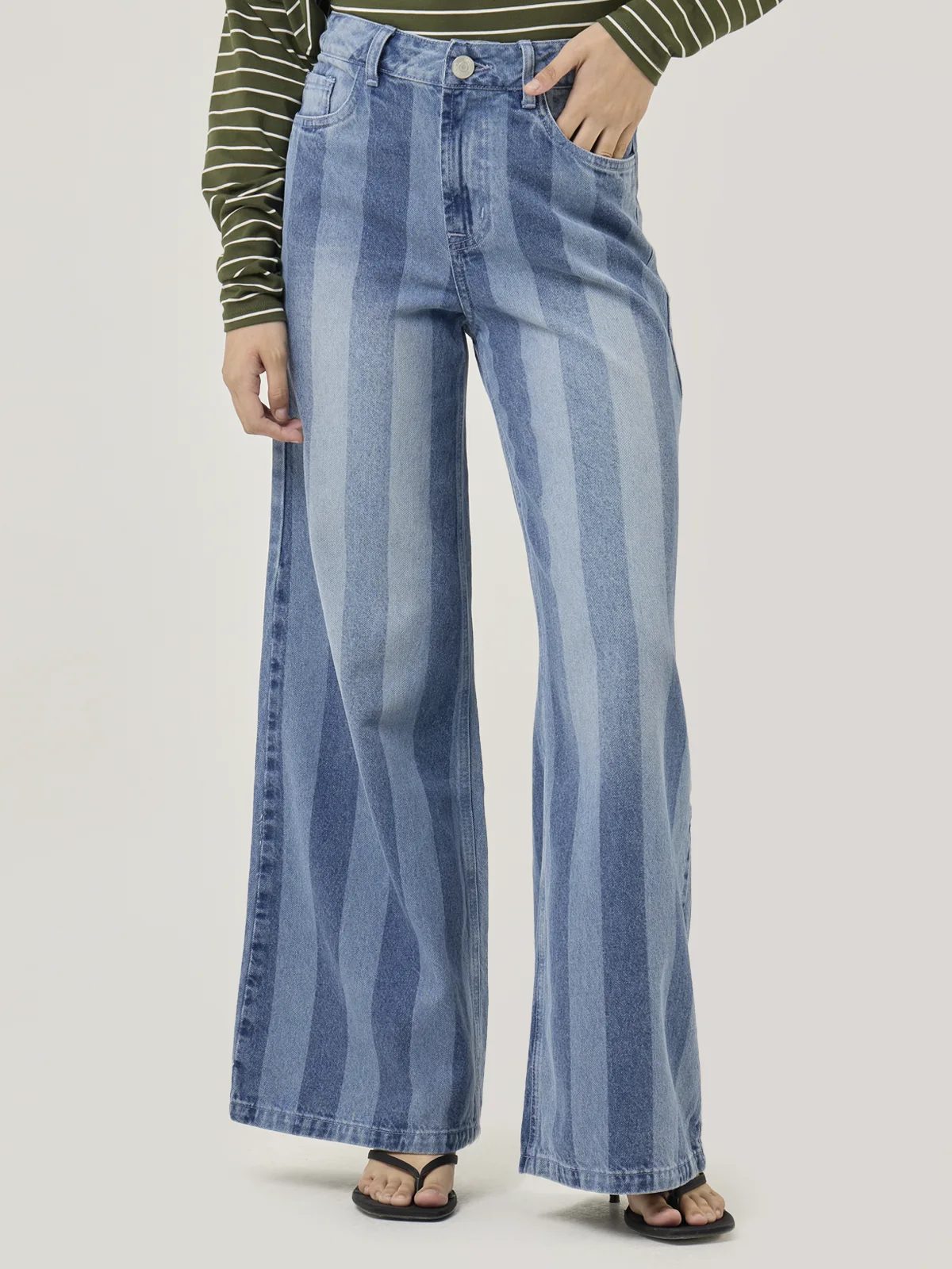 JEAN MUJER INDEX CESTRIPES - 3