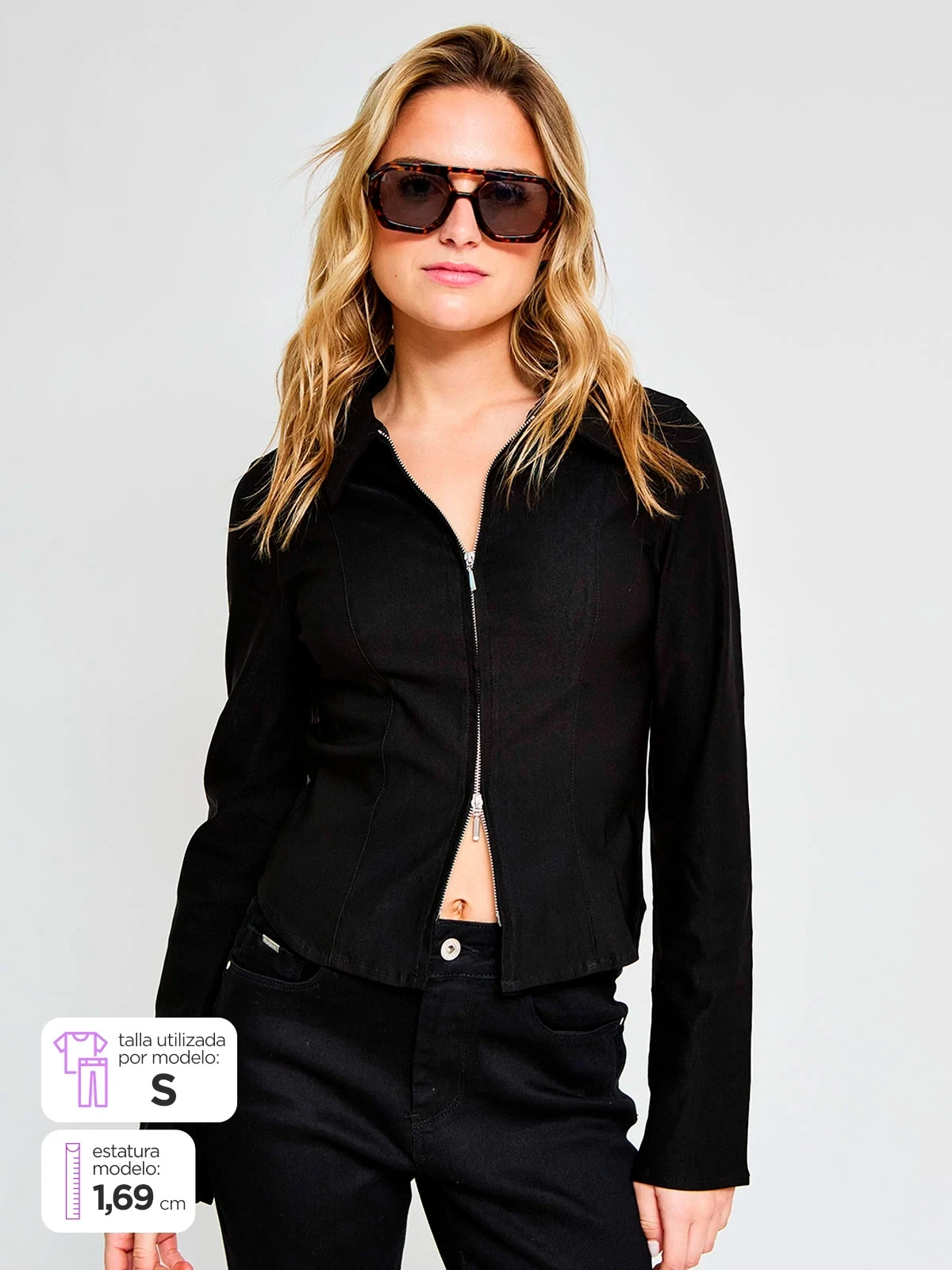 BLUSA MANGA LARGA MUJER INDEX - ELEGIDO TINI - 1