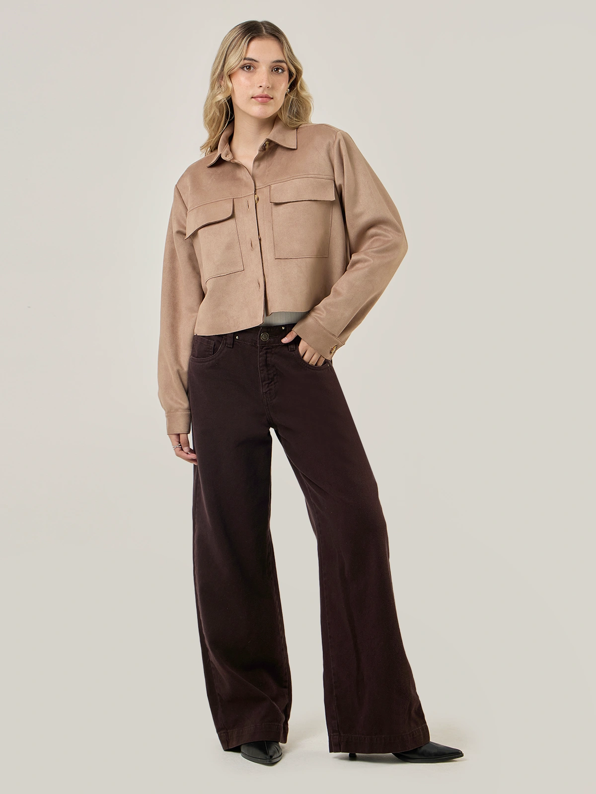 CASACA MUJER BARBADOS CROP - 5