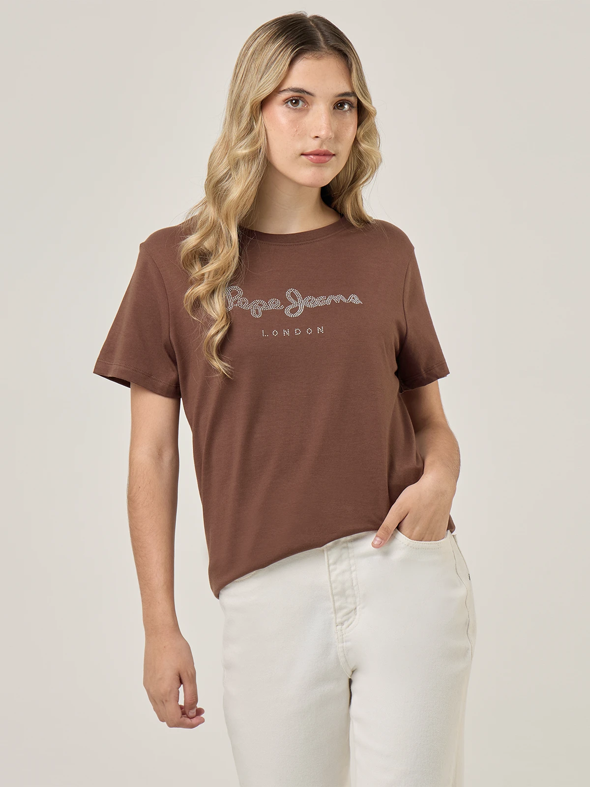 POLO MANGA CORTA ALGODÓN MUJER PEPE JEANS - 1