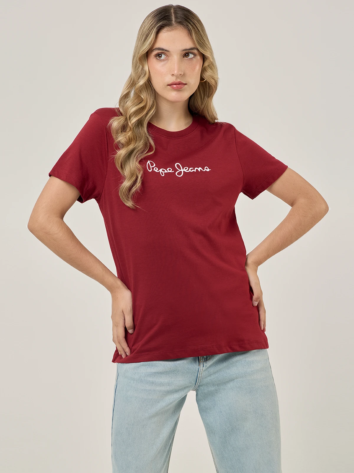 POLO MANGA CORTA ALGODÓN MUJER PEPE JEANS - 1