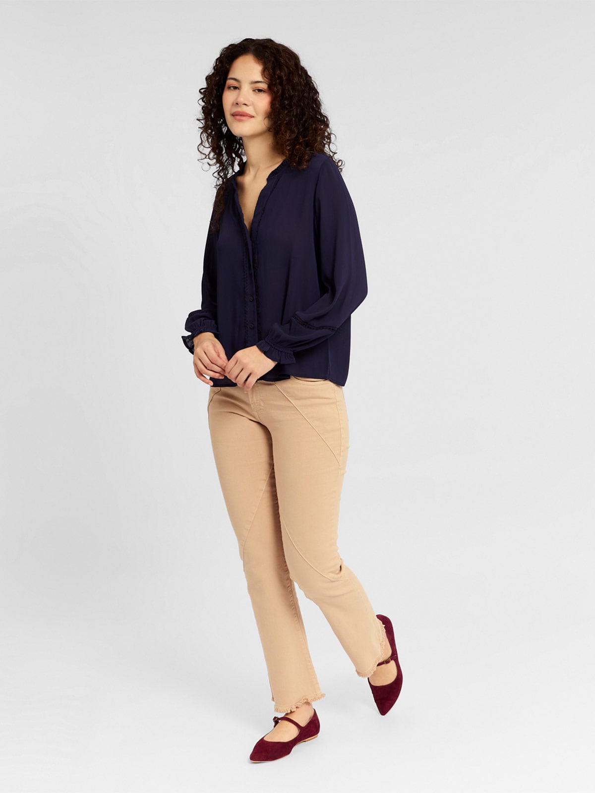 PANTALÓN MOM FIT MUJER EXIT POLLY  - 1
