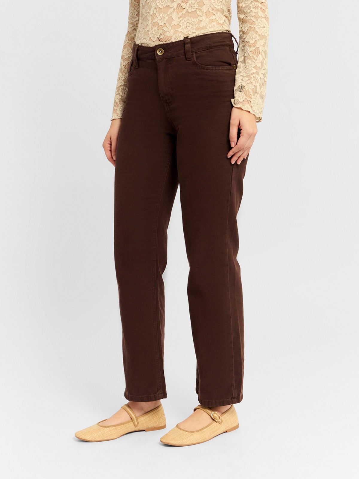 PANTALÓN MOM FIT MUJER EXIT POLLY  - 2