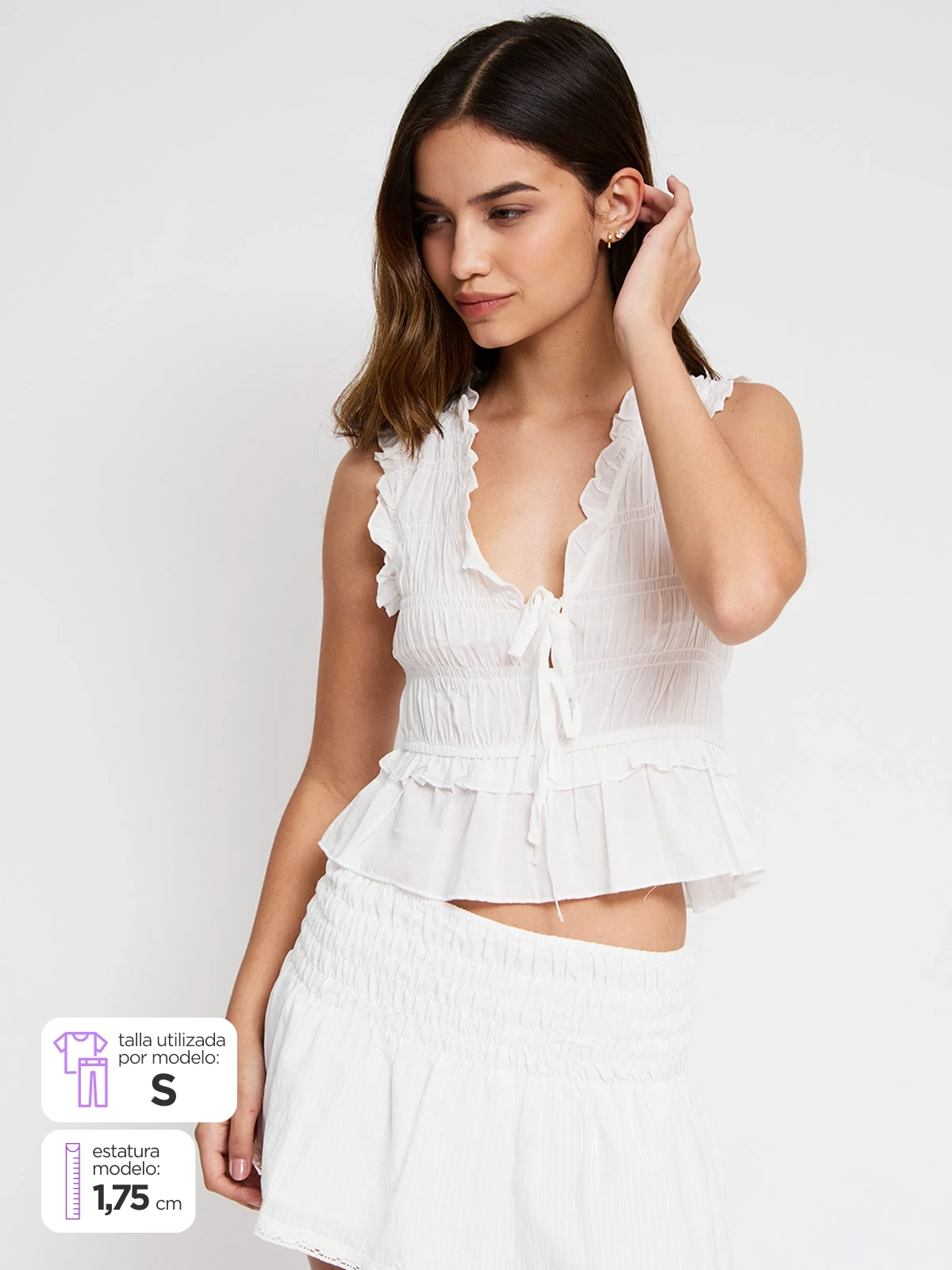 BLUSA SIN MANGAS MUJER INDEX - 1