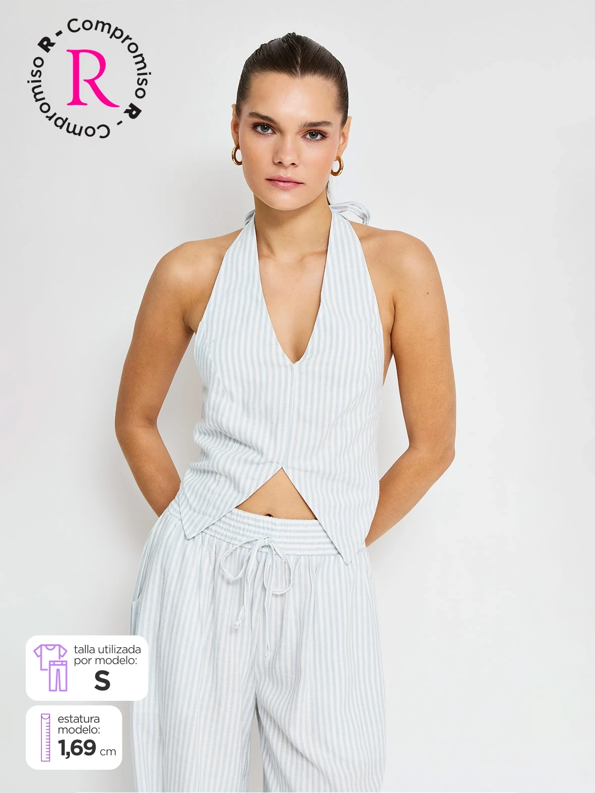 BLUSA SIN MANGAS MUJER INDEX - 1