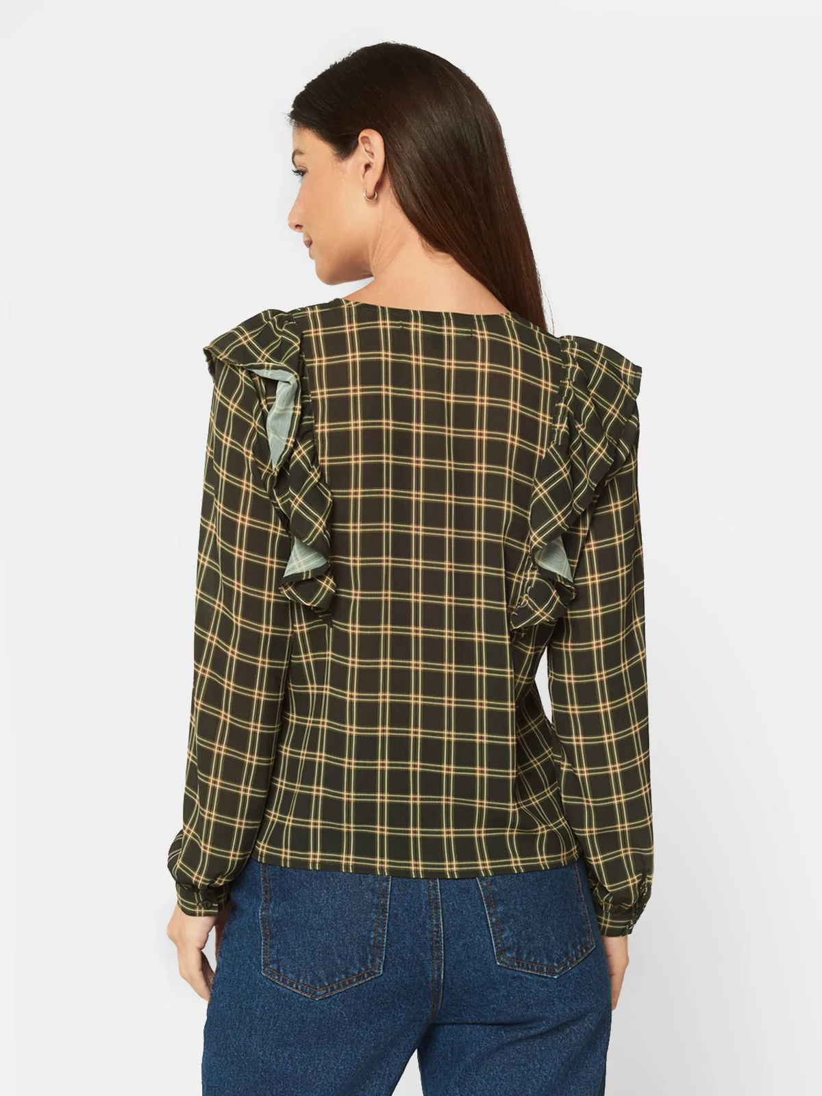 BLUSA MUJER MENTHA Y CHOCOLATE MULTICOLOR MAGDALENA - 2
