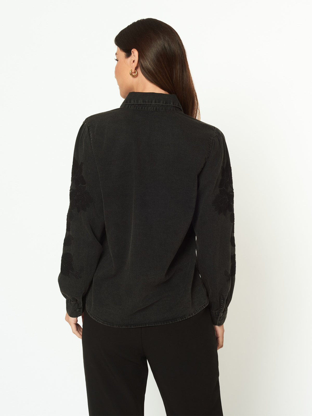 BLUSA ALGODÓN MUJER MENTHA Y CHOCOLATE NEGRO MALVA - 2