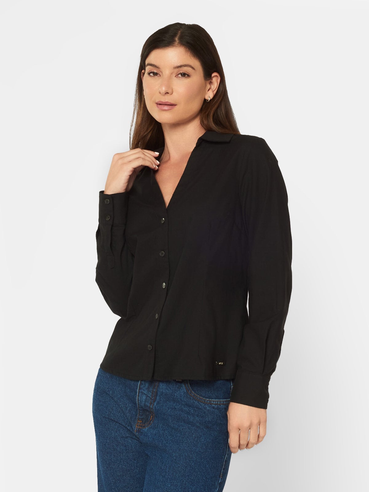 BLUSA MUJER MENTHA Y CHOCOLATE MULTICOLOR MEGAN - 1