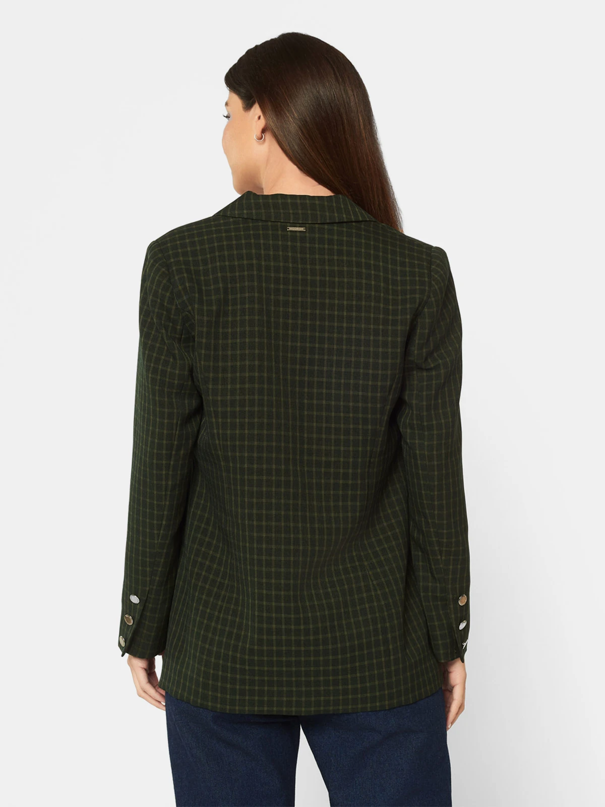 BLAZER MUJER MENTHA Y CHOCOLATE MULTICOLOR MARENA - 2