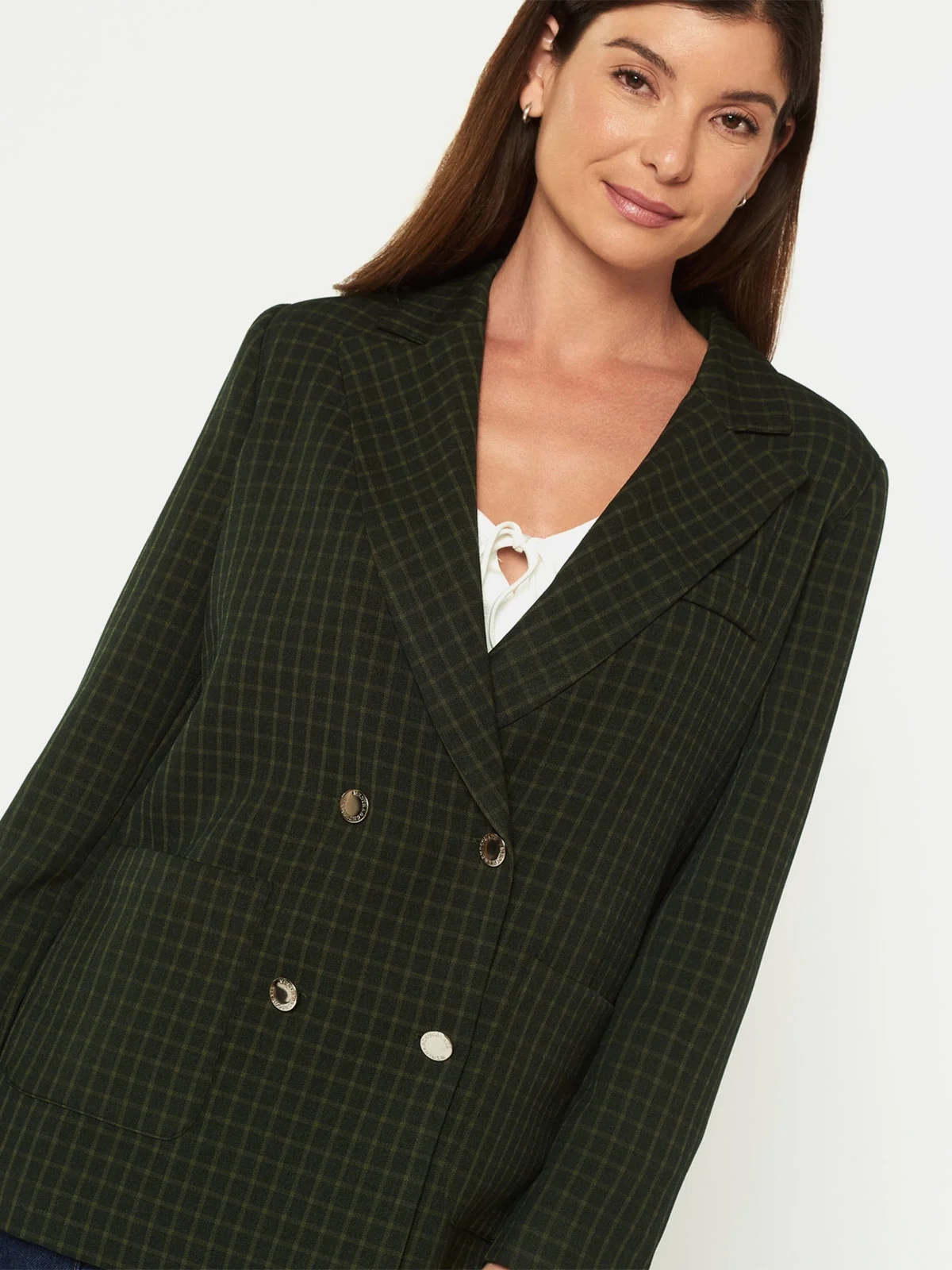 BLAZER MUJER MENTHA Y CHOCOLATE MULTICOLOR MARENA - 3