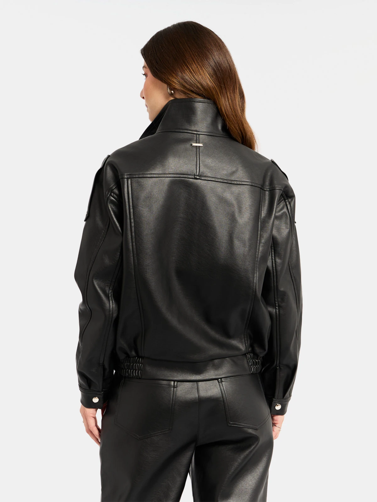 CHAQUETA MUJER MENTHA Y CHOCOLATE NEGRO MARGARITA - 2