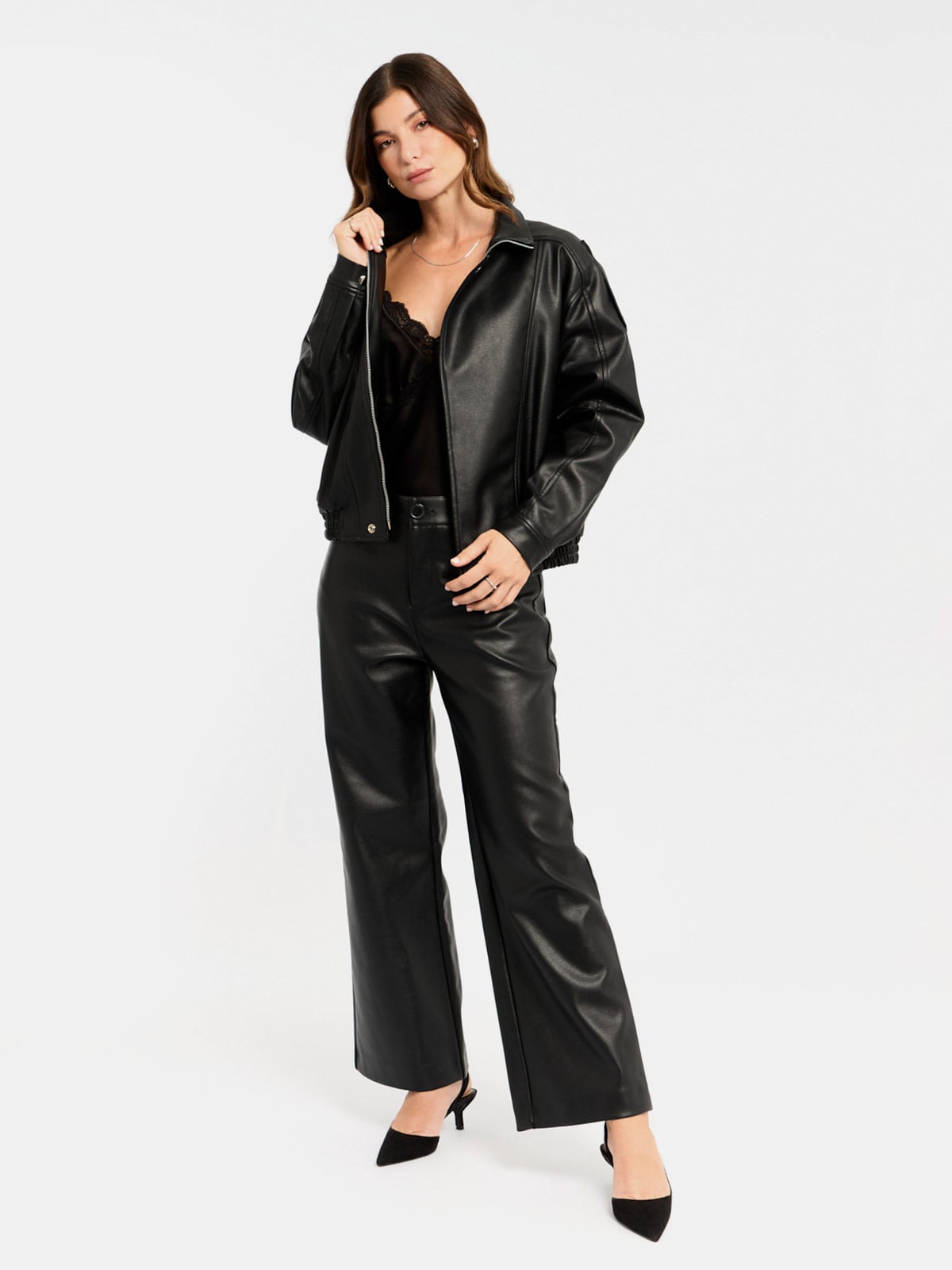 CHAQUETA MUJER MENTHA Y CHOCOLATE NEGRO MARGARITA - 4