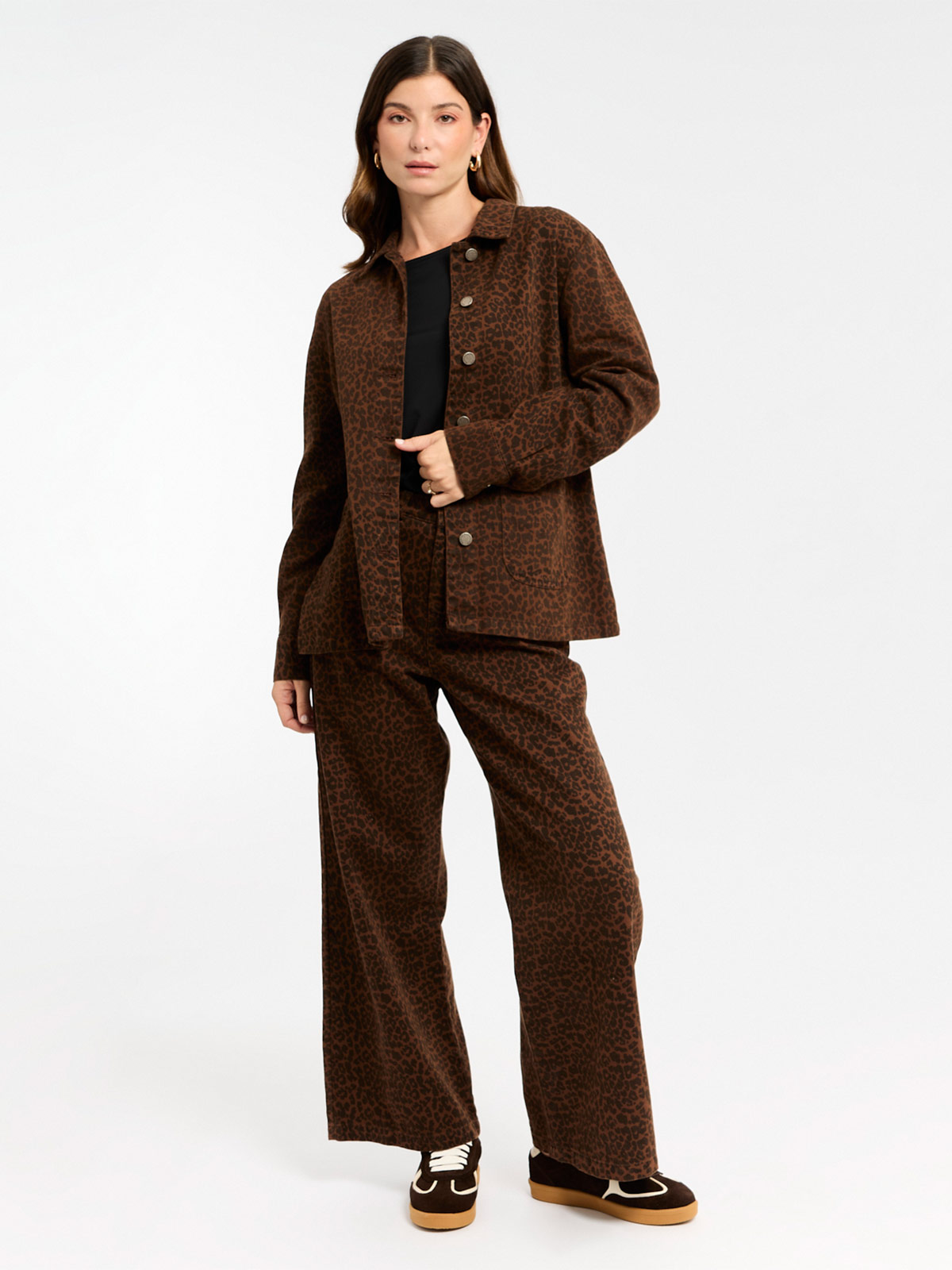 CASACA MUJER MENTHA Y CHOCOLATE MULTICOLOR MAREN - 4