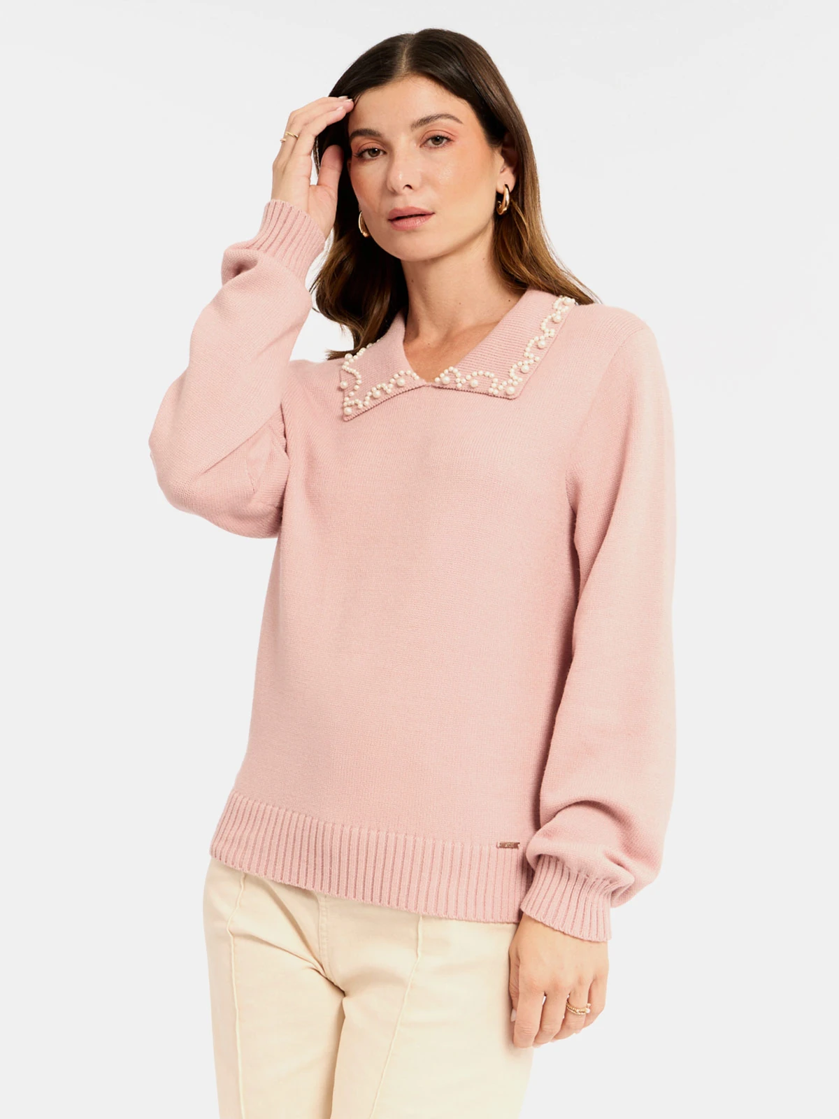 CHOMPA MUJER MENTHA Y CHOCOLATE ROSADO MARGOT - 3