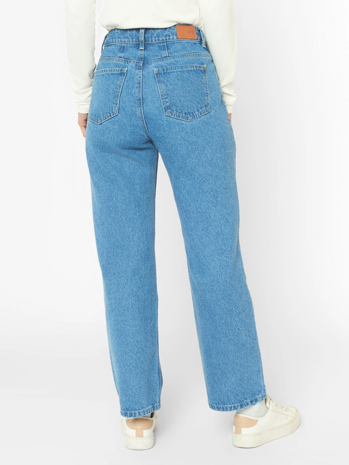 JEANS RECTO MUJER MENTHA Y CHOCOLATE - 2