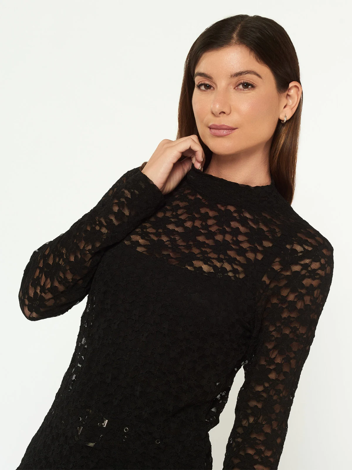 POLO MUJER MENTHA Y CHOCOLATE NEGRO MAURA - 4